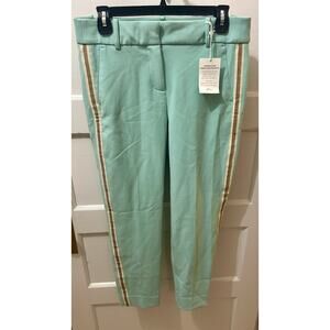 NEW J. Crew 6 Cameron Dress Pants Trousers Teal Blue Straight Stretch Classic